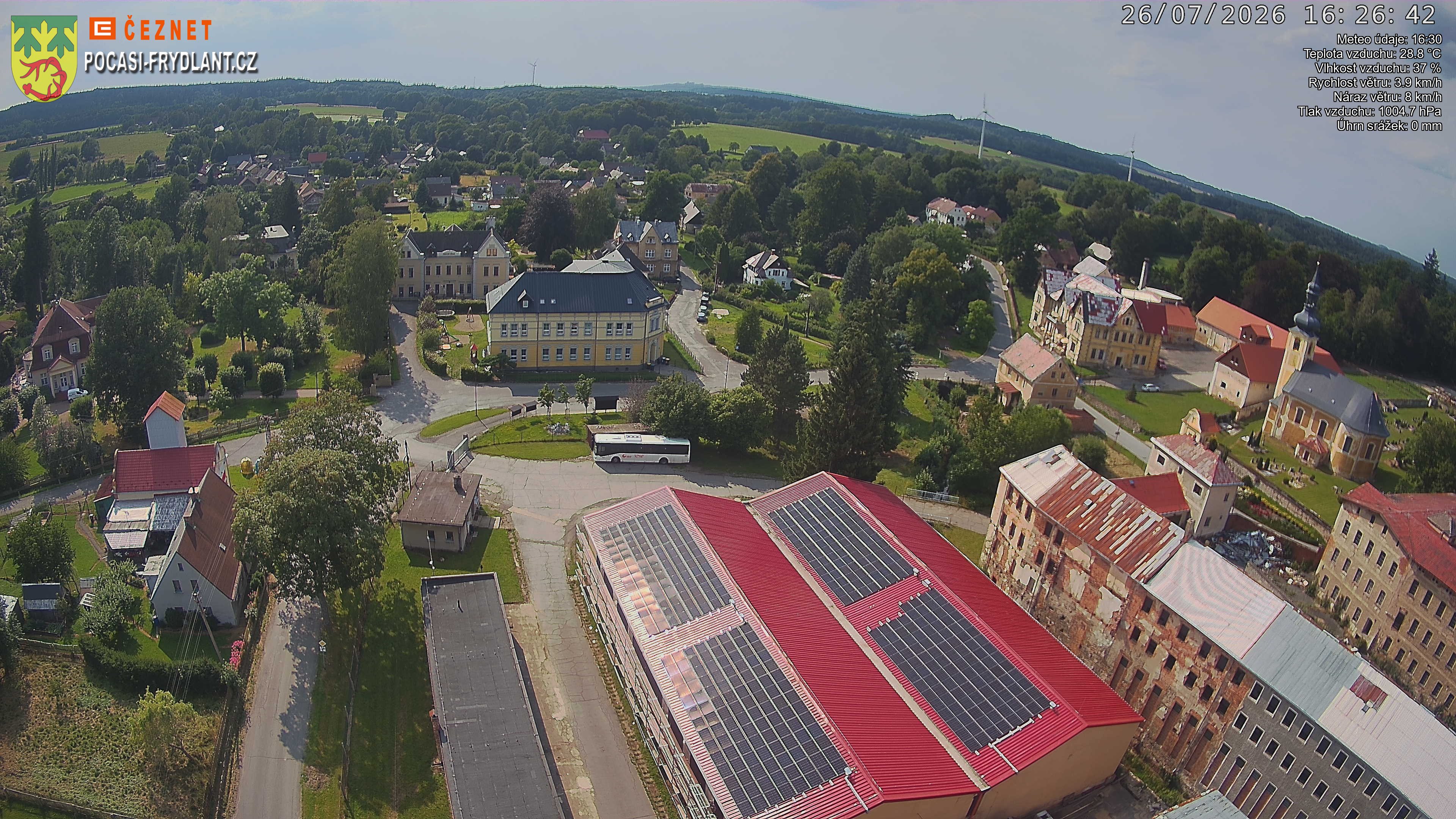 Náhled z kamery Jindřichovice p. S.