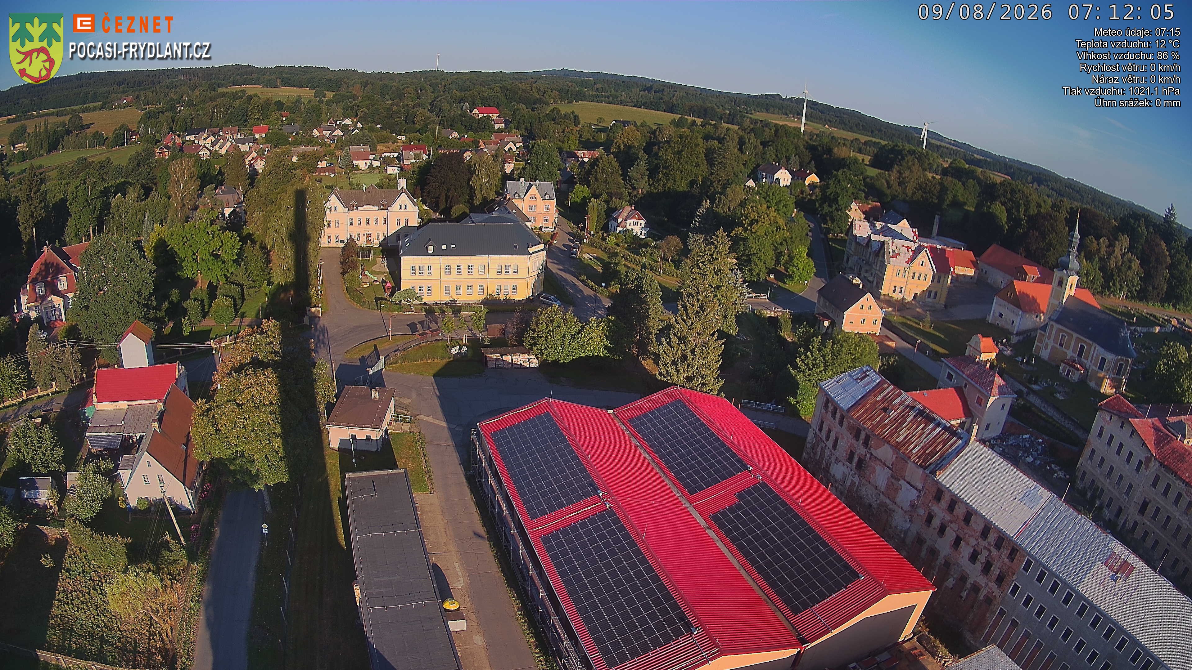 Náhled z kamery Jindřichovice p. S.