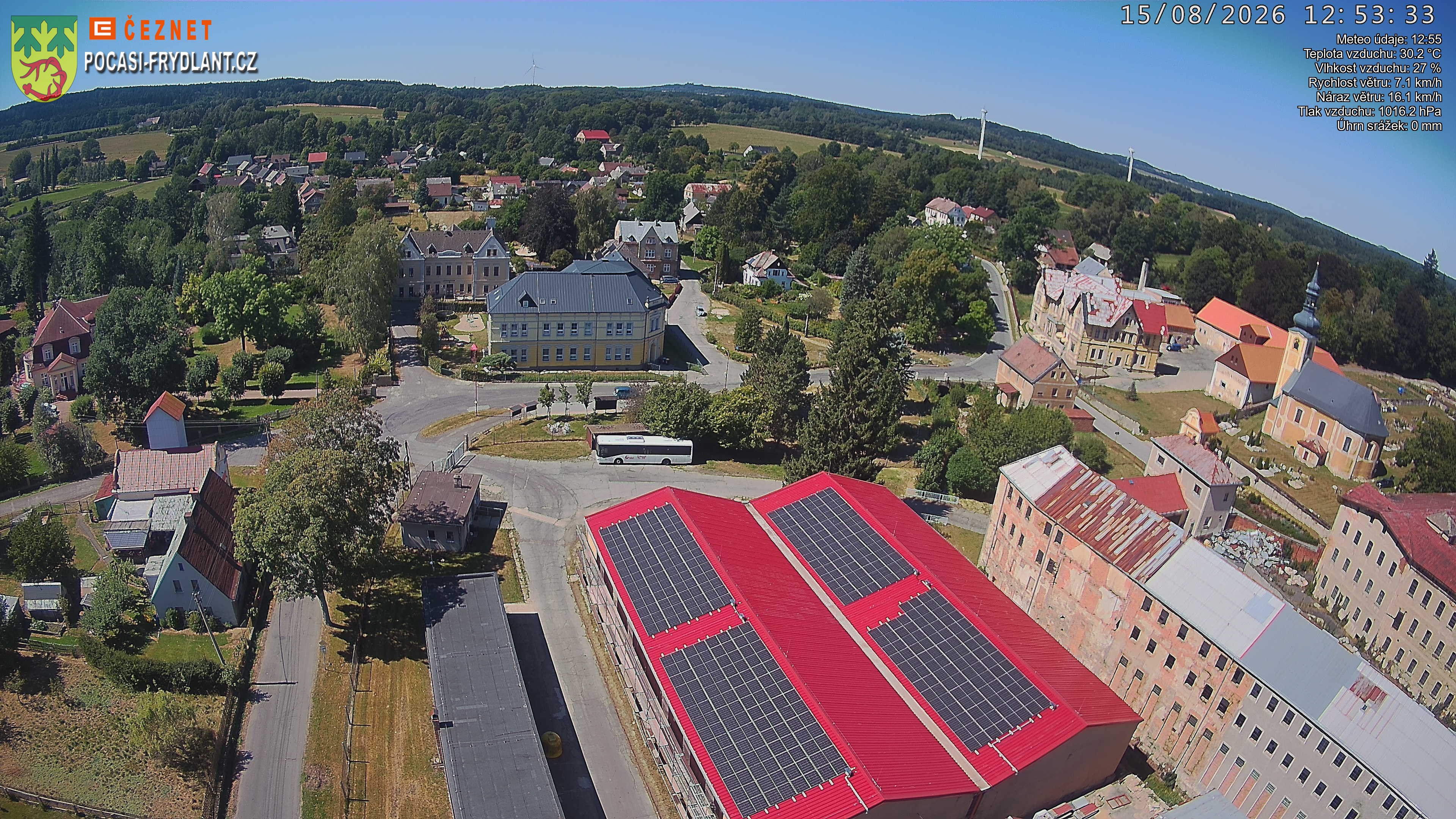 Náhled z kamery Jindřichovice p. S.