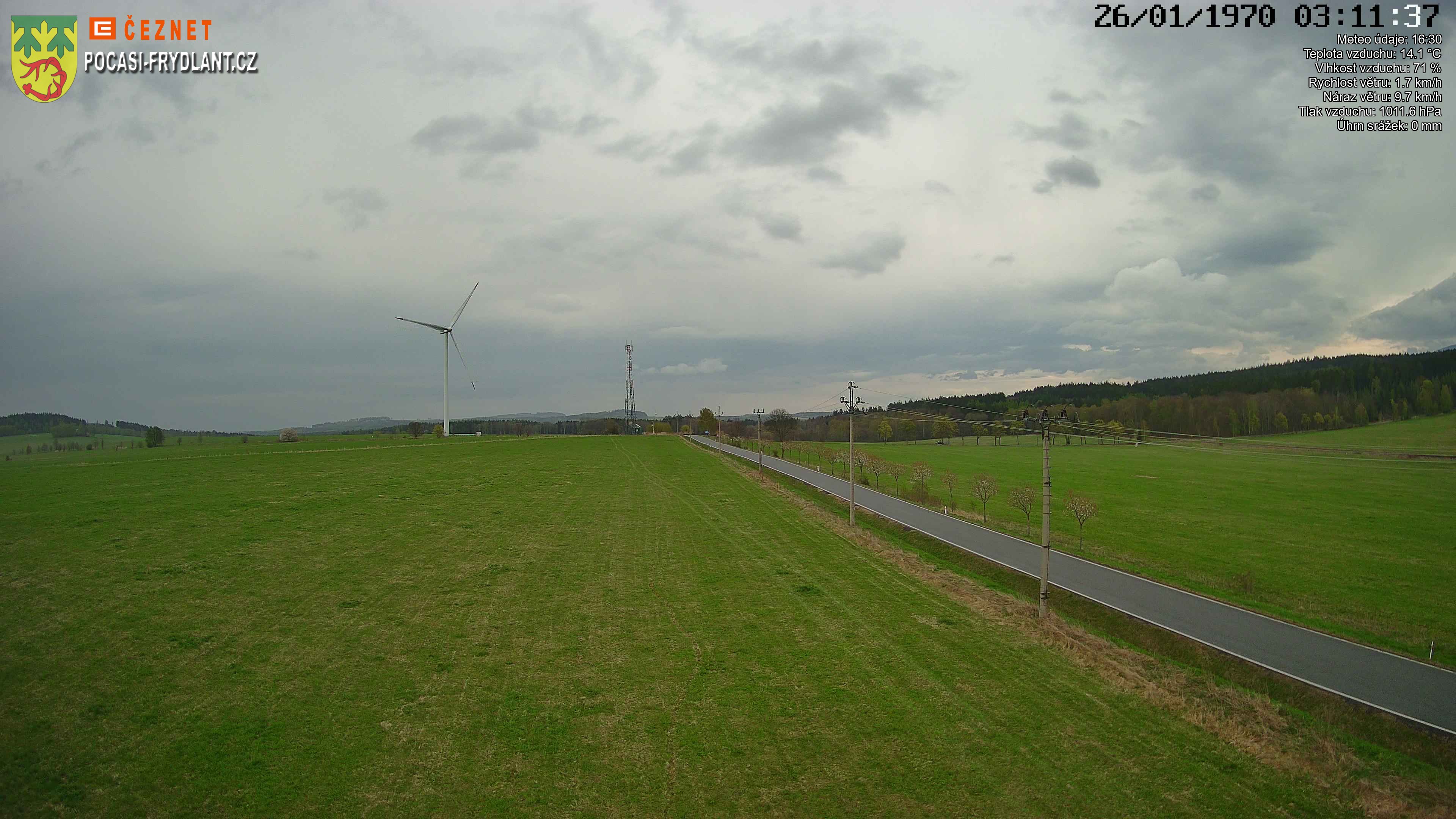 Náhled z kamery Jindřichovice p. S. (Pohled 2)