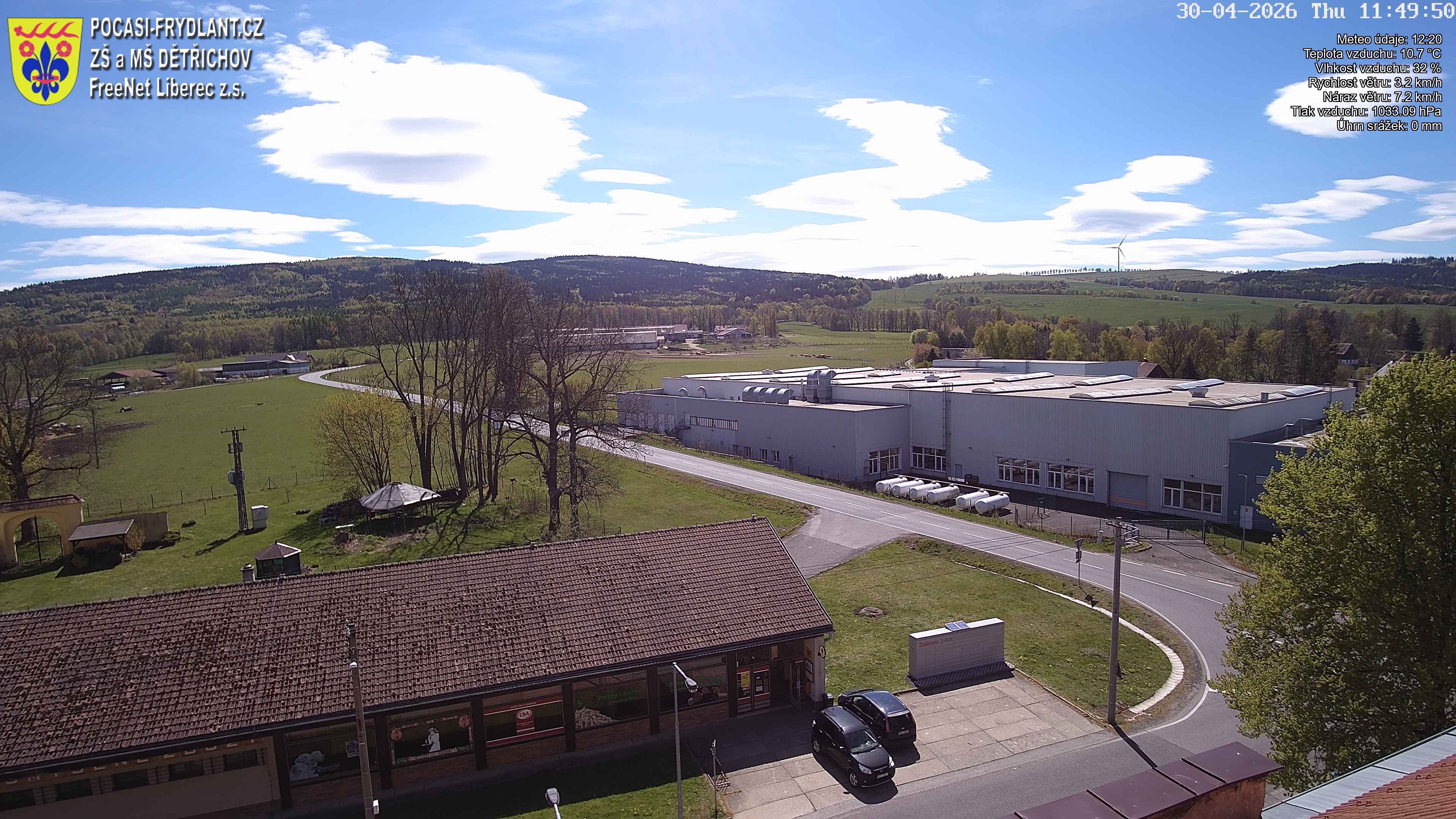 Náhled z kamery Dětřichov