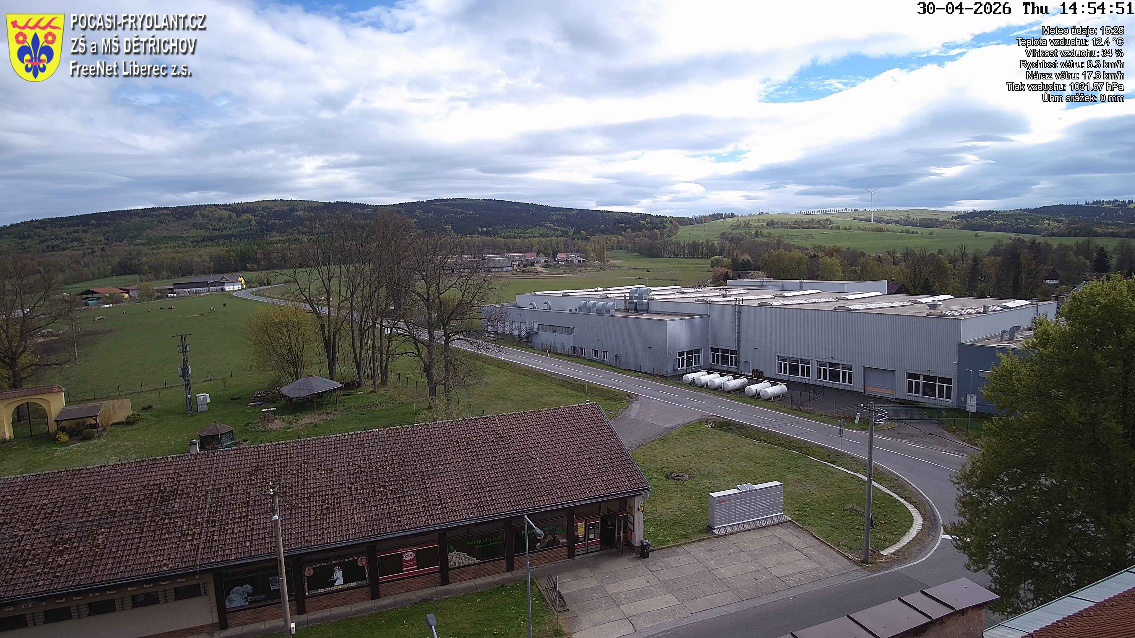 Náhled z kamery Dětřichov